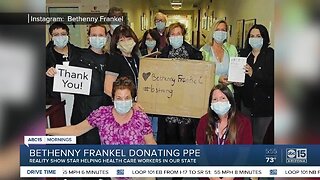 Bethenny Frankel donating PPE