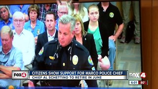 Citizens show support for retiring Marco Island police chief