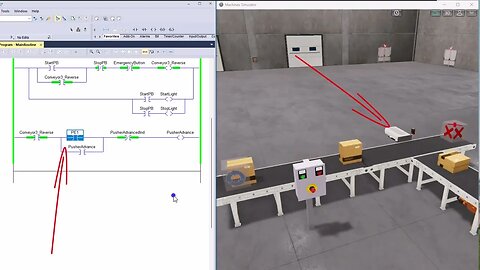 PLC Ladder Logic Basics for Beginners Box Sorting Conveyor Using Studio 5000