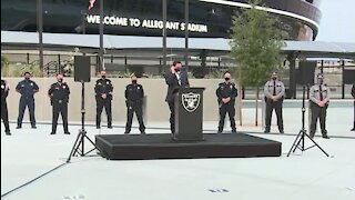 WATCH REPLAY: Flag raising ceremony at Allegiant Stadium to honors lives lost in 9/11