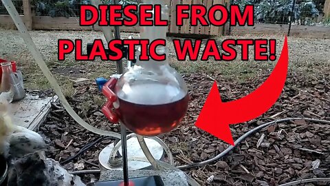 DIESEL from PLASTIC! Distillation