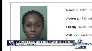 Woman accused of breaking into Boynton Beach police substation, eats chicken and leaves wallet