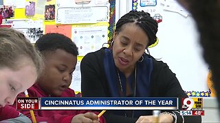 Cincinnati Public Schools principal receives educational honor in a surprise ceremony