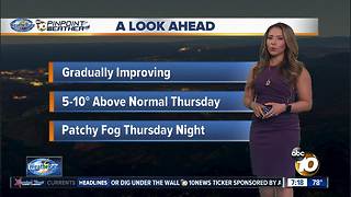 10News Pinpoint Weather with Meteorologist Angelica Campos