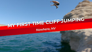 First time EVER cliff jumping, Las Vegas area!