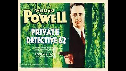 PRIVATE DETECTIVE 62 (1933) --colorized