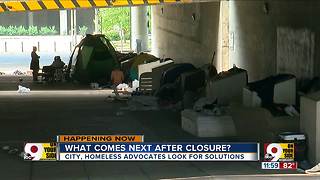 Downtown Cincinnati homeless camp: What comes next after city clears it out?