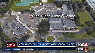 Collier deputies investigate school threat at Pine Ridge Middle School