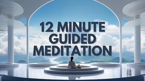 12 Minute Guided Meditation: Above the Clouds, Gamma Binaural Beats 31 Hz