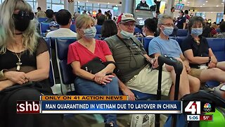 Man quarantined in Vietnam due to layover in China