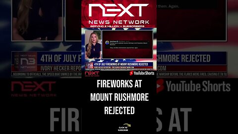 4th of July Fireworks at Mount Rushmore Rejected #shorts