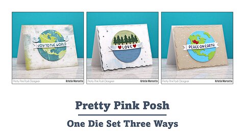 Pretty Pink Posh | Love From Afar | One Die Set Three Ways