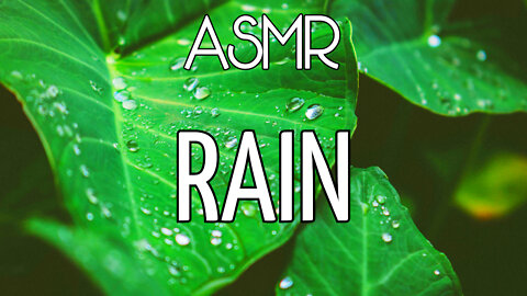 ASMR - Relaxing rain pure sound