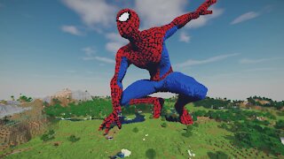 Minecraft Spider Man Build - Download Link in Description