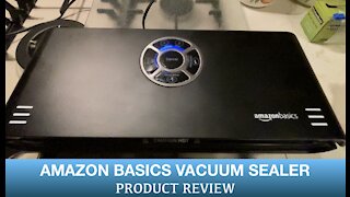 AMAZON BASICS VACUUM FOOD SEALER REVIEW. GREAT SOLUTION