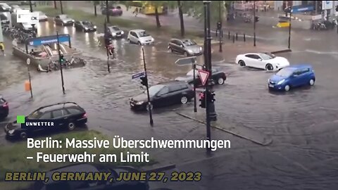 Berlin: Massive Überschwemmungen – Feuerwehr am Limit