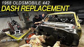 1968 Oldsmobile 442 Dashboard Replacement at V8 Speed and Resto Shop