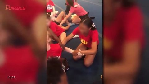 High School Cheerleaders SCREAM While Forced to Do Leg Splits