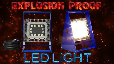 Hazardous Location Explosion Proof LED Light - A-frame Base Stand