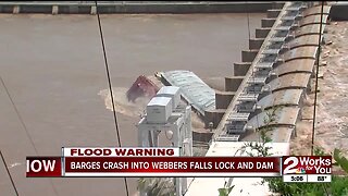 Webbers Falls dam being inspected after crash