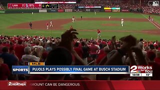 Albert Pujols Possibly Plays Final Game at Busch Stadium