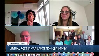 Foster care adoption granted virtually