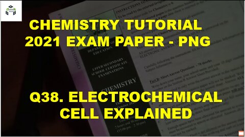 Chemistry Exam Question 38 Electrochemical Cells Explained
