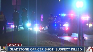 Gladstone officer shot, suspect killed