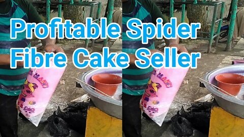 Spider cake seller - Sweet sugar flavored profit