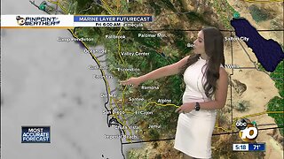 10News Pinpoint Weather with Meteorologist Angelica Campos