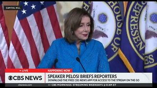 Pelosi Gets Mad At Reporter Asking Her About COVID 'While People Are Dying In Ukraine'