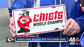 Chiefs fans excited for the Super Bowl