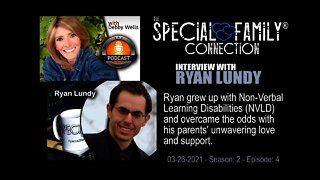 Interview - Ryan Lundy: His Non Verbal Learning Disabilities. Past, Present and Exciting Future