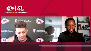 Patrick Mahomes interview with 41 Action Sports' Aaron Ladd