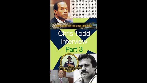 Chris Todd Part Interview Part 3: Joey Ippolito, The Mafia, OJ #OJsimpson - #themafia #truecrime