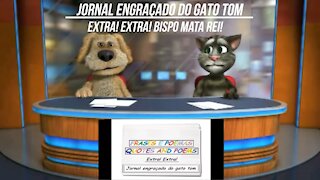 Jornal engraçado do gato tom: Bispo mata rei! [Frases e Poemas]