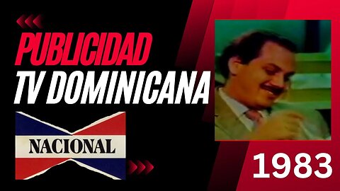 Cigarrillos NACIONAL - Publicidad TV Dominicana - Vendedor 1983