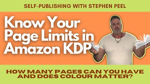 Page count. The book page number you can have and does colour matter on the Amazon KDP platform?