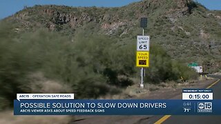 Possible solution to slow down drivers on Valley roadways