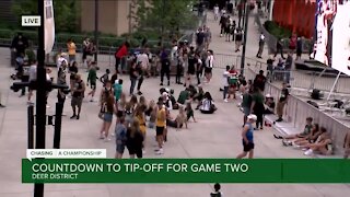 Countdown to tip-off for Bucks Hawks Game 2