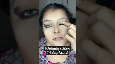 How to do makeup like Wednesday Addams #wednesdayaddams