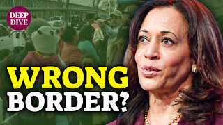 VP Harris in Hot Seat for Visiting 'Wrong Border'; Hundreds of Illegal Migrants Smuggled Across