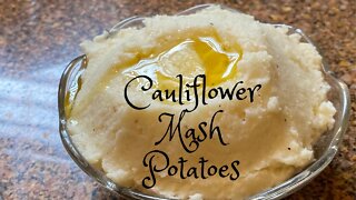 Keto Cauliflower Mash Potatoes – UPDATE Holiday Recipe Challenge