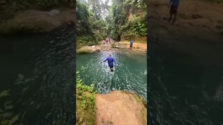 Cliff Jumping at Blue Hole in Jamaica! - Part 2