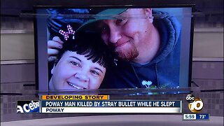Stray Bullet Kills man in Poway as he slept