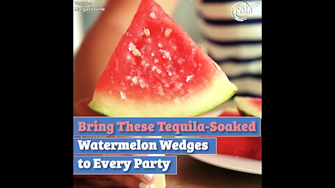 Bring These Tequila-Soaked Watermelon Wedges to Every Party