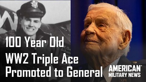 100 year old WW2 Triple Ace Bud Anderson promoted to General