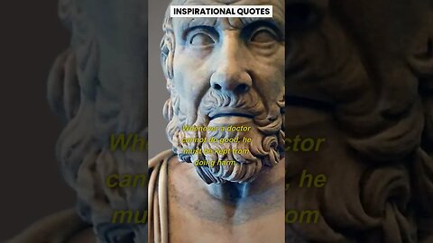 Hippocrates Quotes that will change your life. #shorts #motivationalquotes