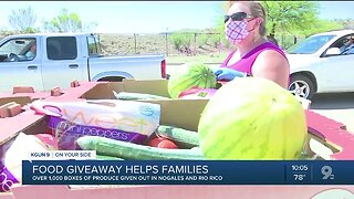 Produce give away in Nogales donates food otherwise headed for landfills