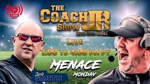 Menace Monday with Zach Smith on The Coach JB Show with Sara Blake